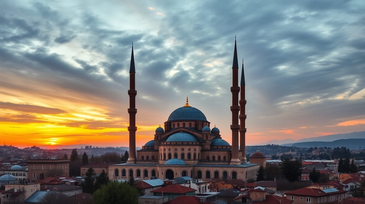 Selimiye Camii siluetiyle Mimar Sinan eserleri arasında ustalık dönemi mimarisi